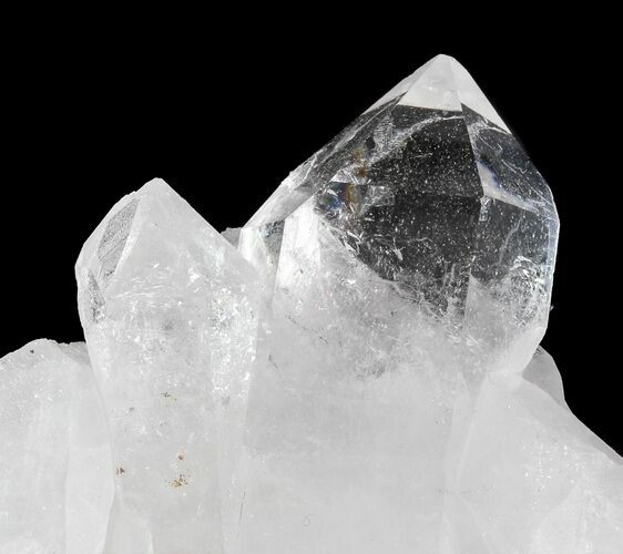 Clear Quartz Crystal Cluster - Brazil #48622